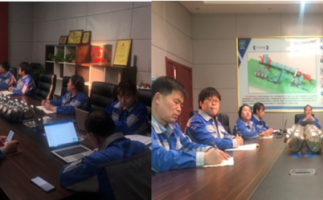 努力工作，健康生活，艾灸培訓(xùn)中